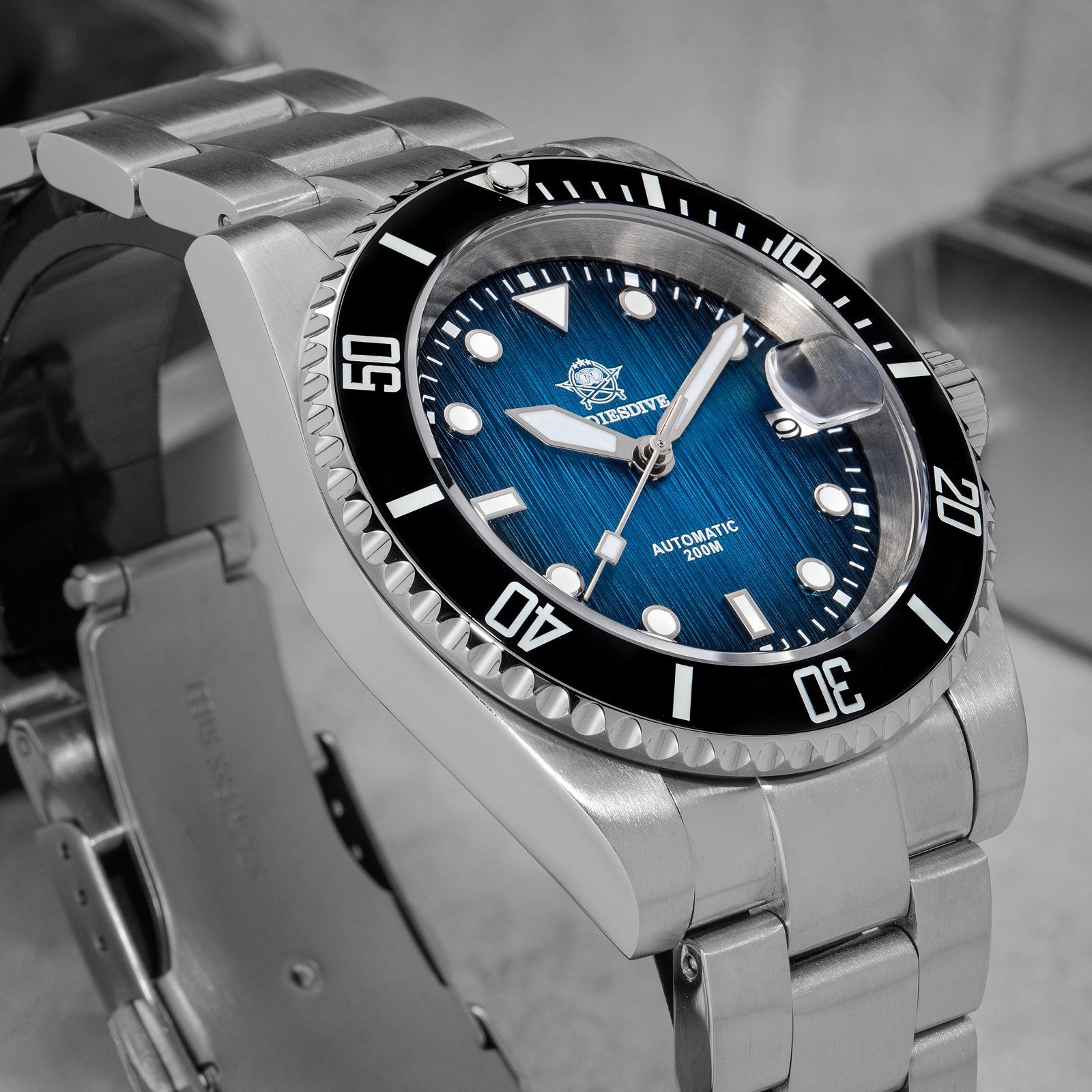 AD2078— 41mm Stainless Steel Sub Automatic Diver