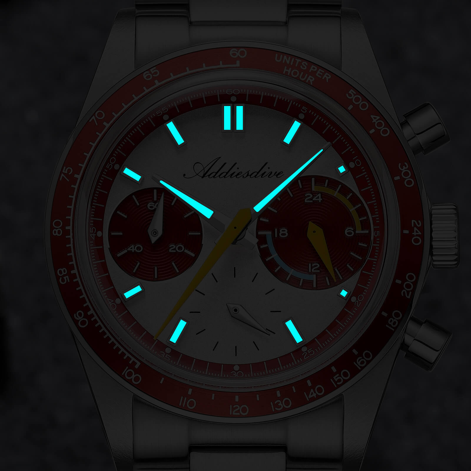 AD2539 — 37mm VK63 Racing Chronograph