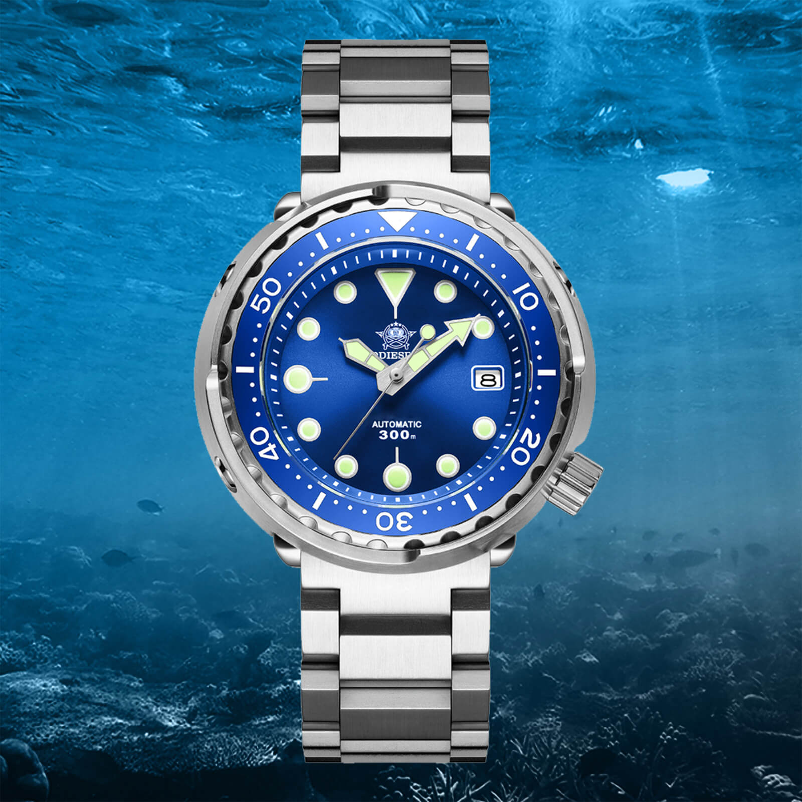 AD Tuna 300M Automatic Diver Watch Tuna Diver