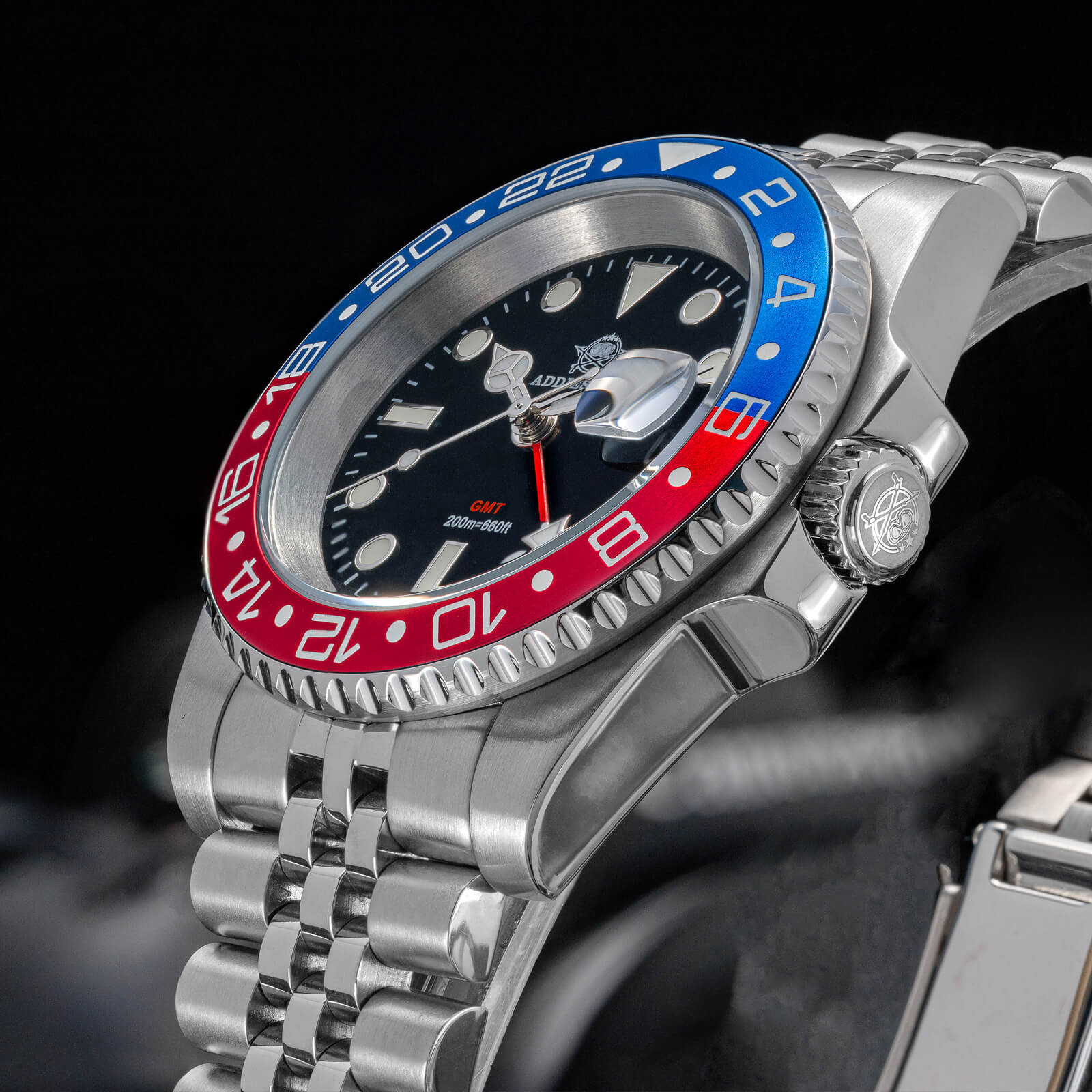 AD2050 — 40mm GMT Water Ghost Quartz Diver