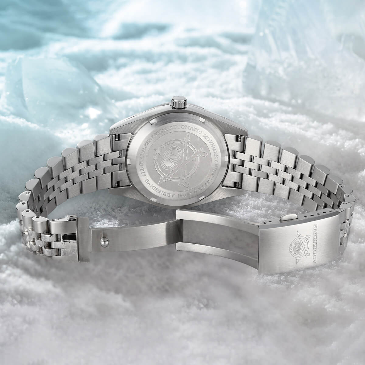 AD2042 — 39mm Automatic Glacier Polar Bear Dial
