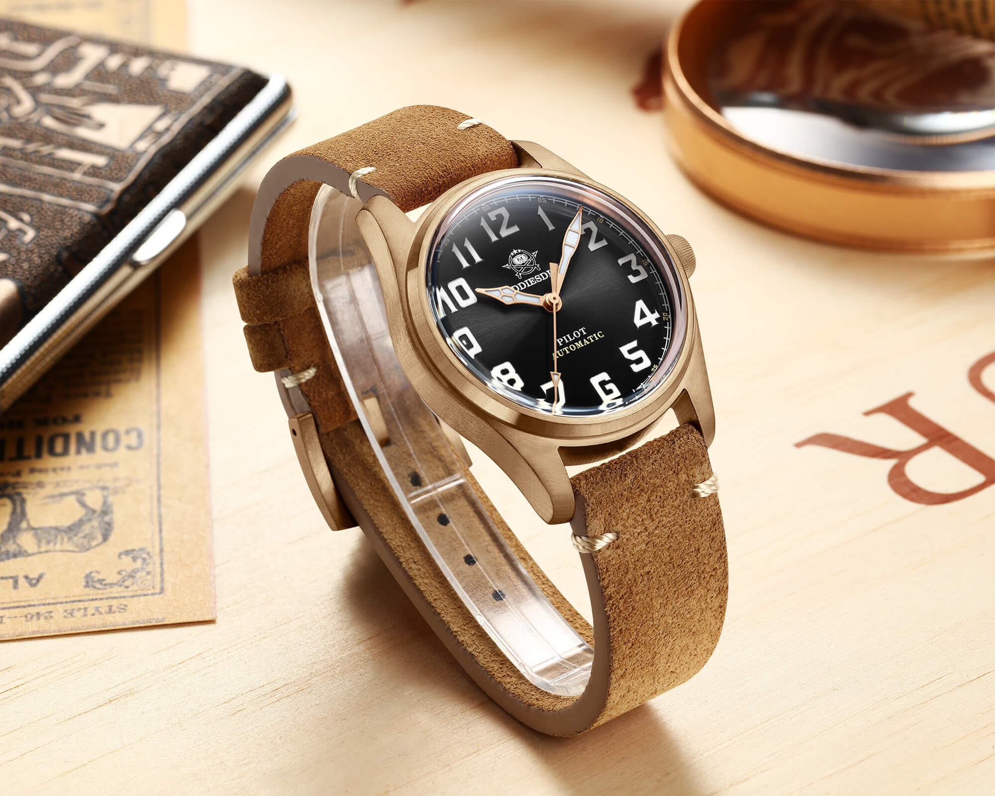 AD2114 — 39mm Bronze Automatic Diver