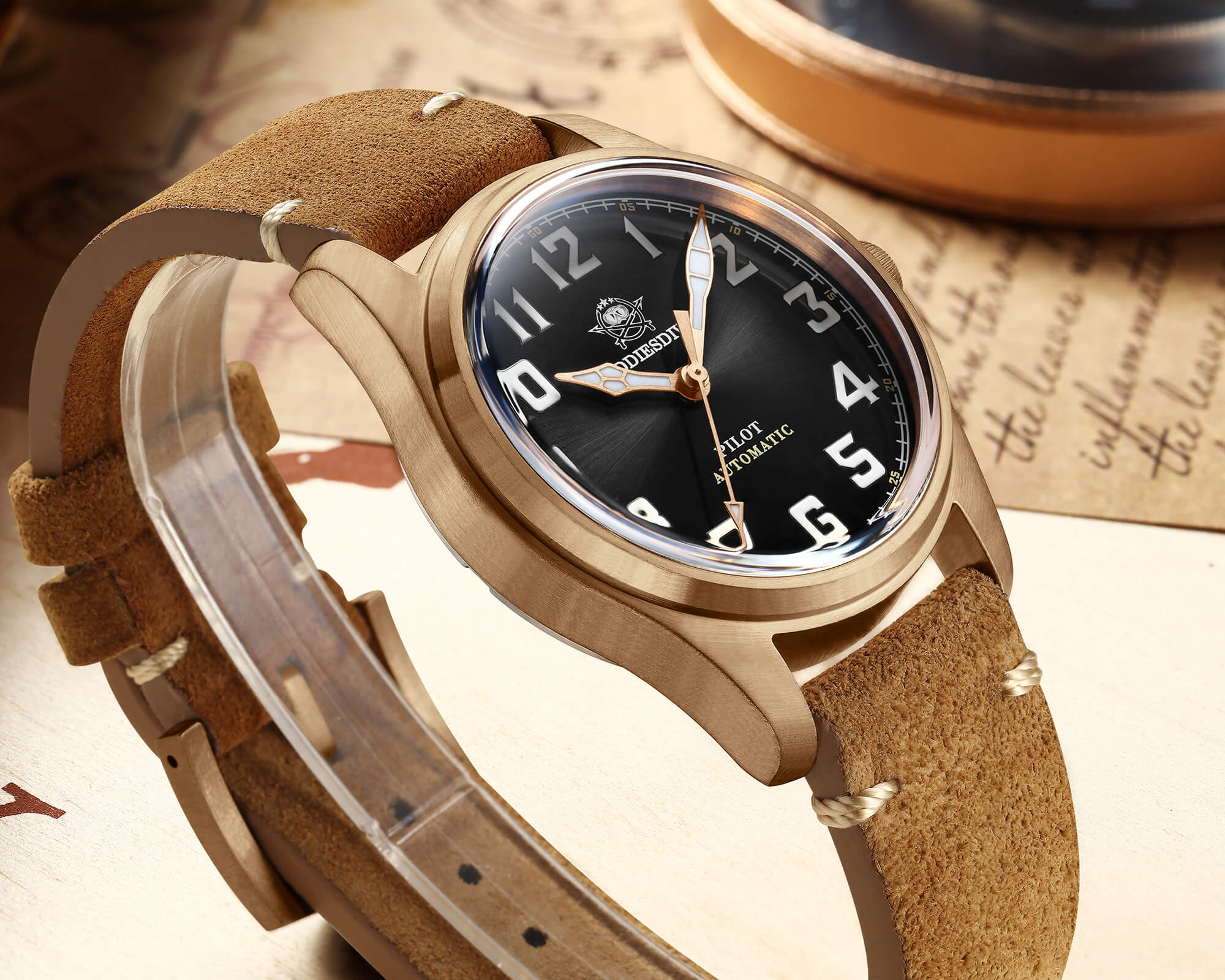 AD2114 — 39mm Bronze Automatic Diver