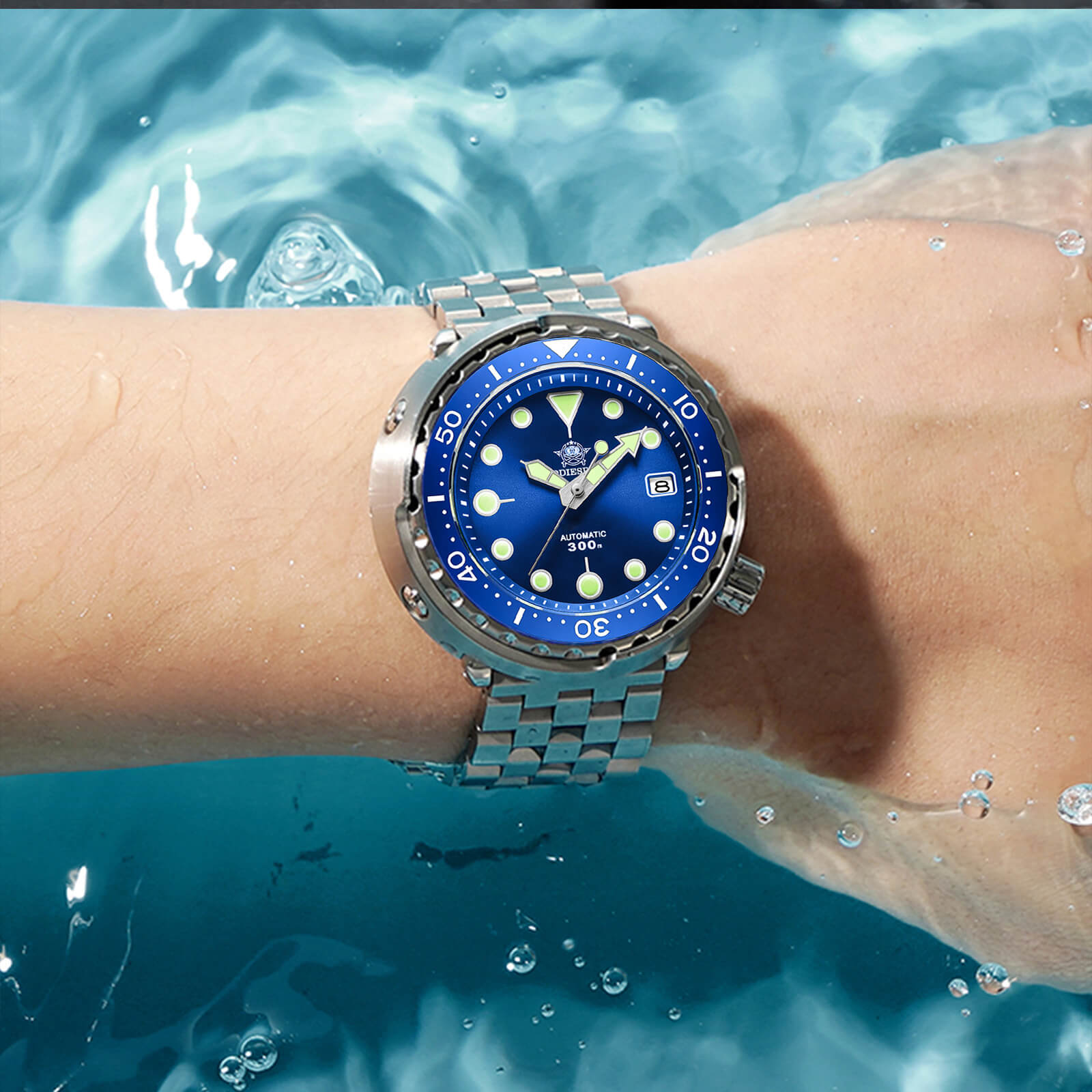 AD Tuna 300M Automatic Diver Watch Tuna Diver