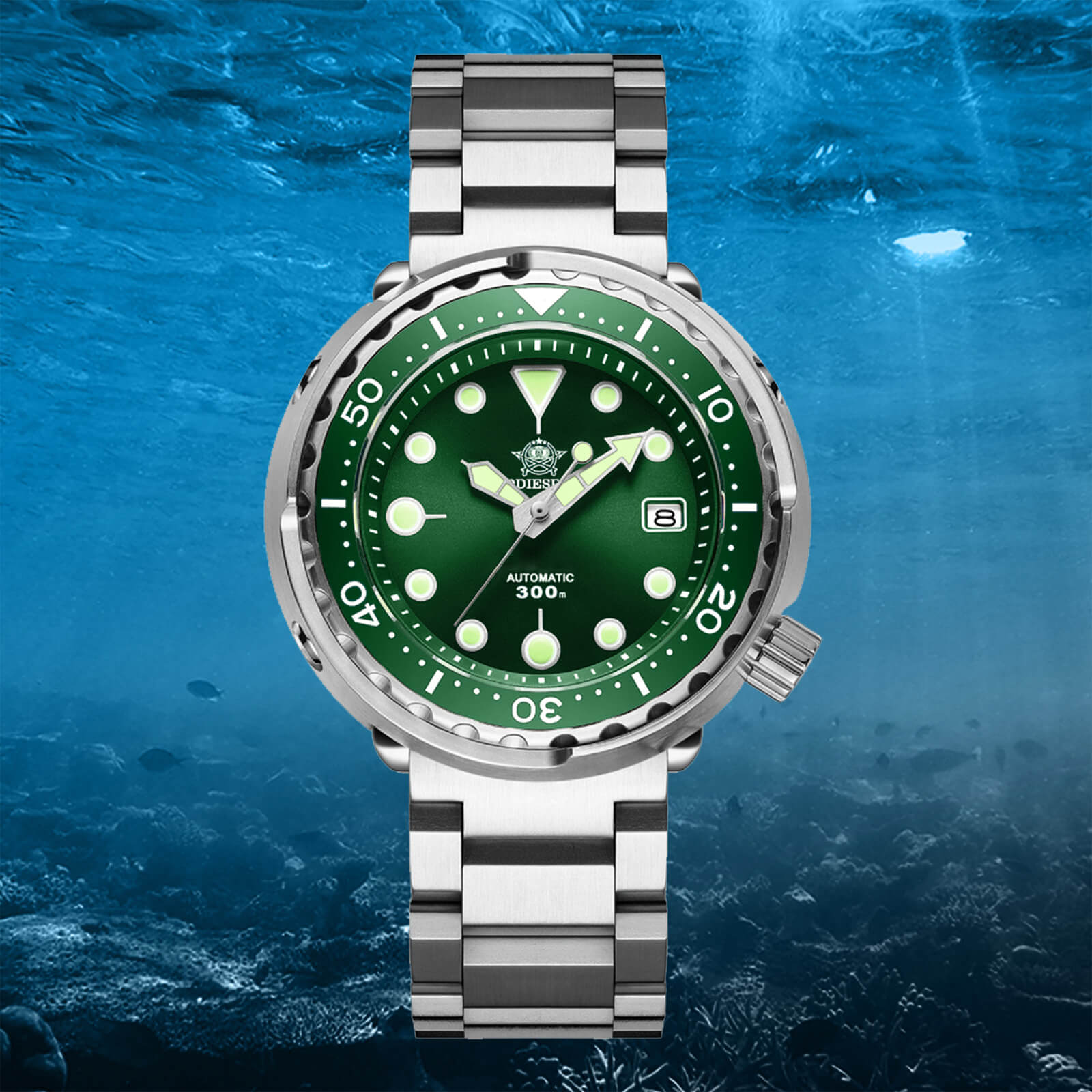 AD Tuna 300M Automatic Diver Watch Tuna Diver