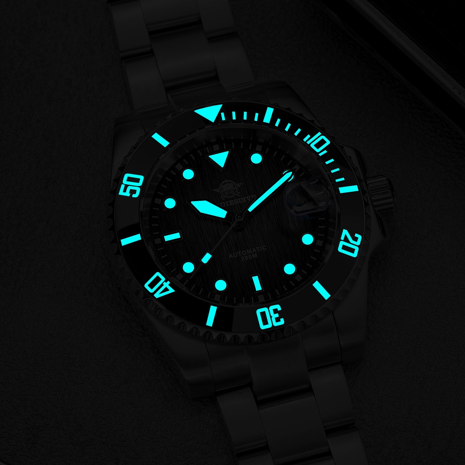 AD2078— 41mm Stainless Steel Sub Automatic Diver